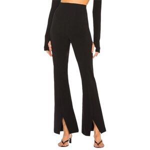 Free People Real Deal flare front slit pants woman’s large